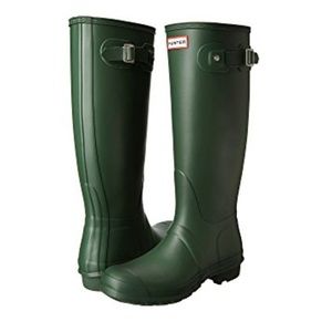 Green Hunter Rain Boots